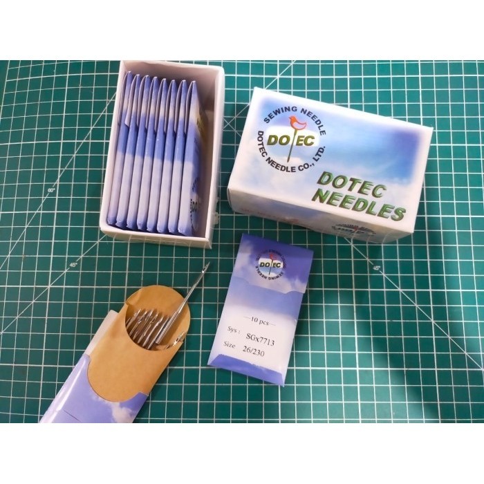 

Terlaris Jarum Jahit Dotec SGx7713 26/230 (per bungkus 10bj) SALE