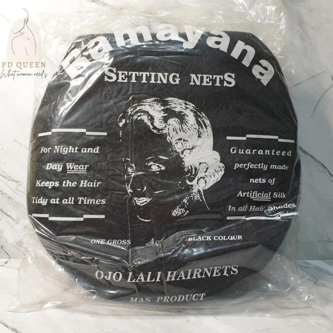 Hairnet / Jaring Rambut Ramayana /Jala Sanggul/Setting Nets Isi 144pcs TP