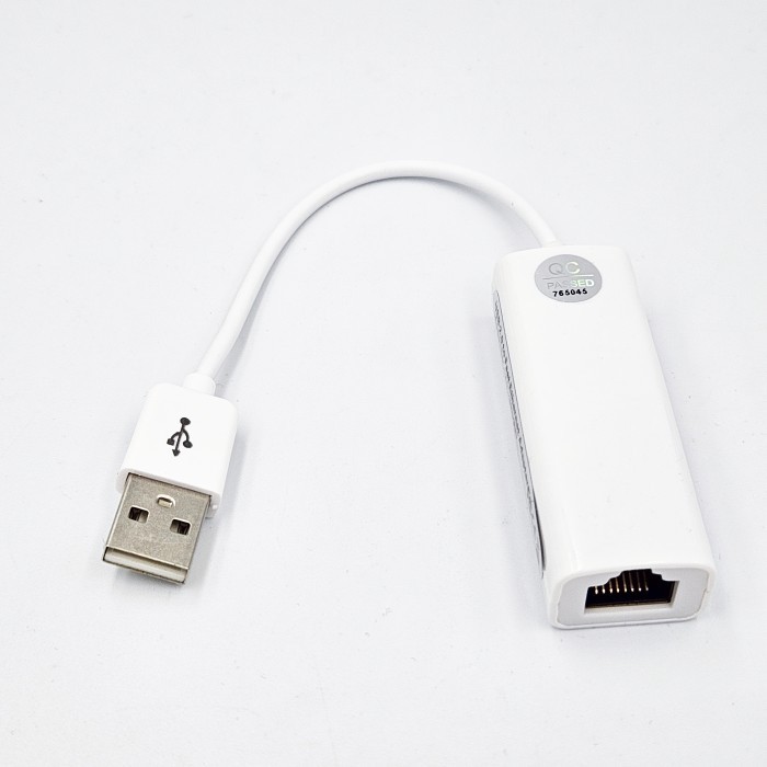 Avpro Ur007 Usb 2.0 Ethernet 10/100Mbps Adapter Corechip Sr9900 White  Ready
