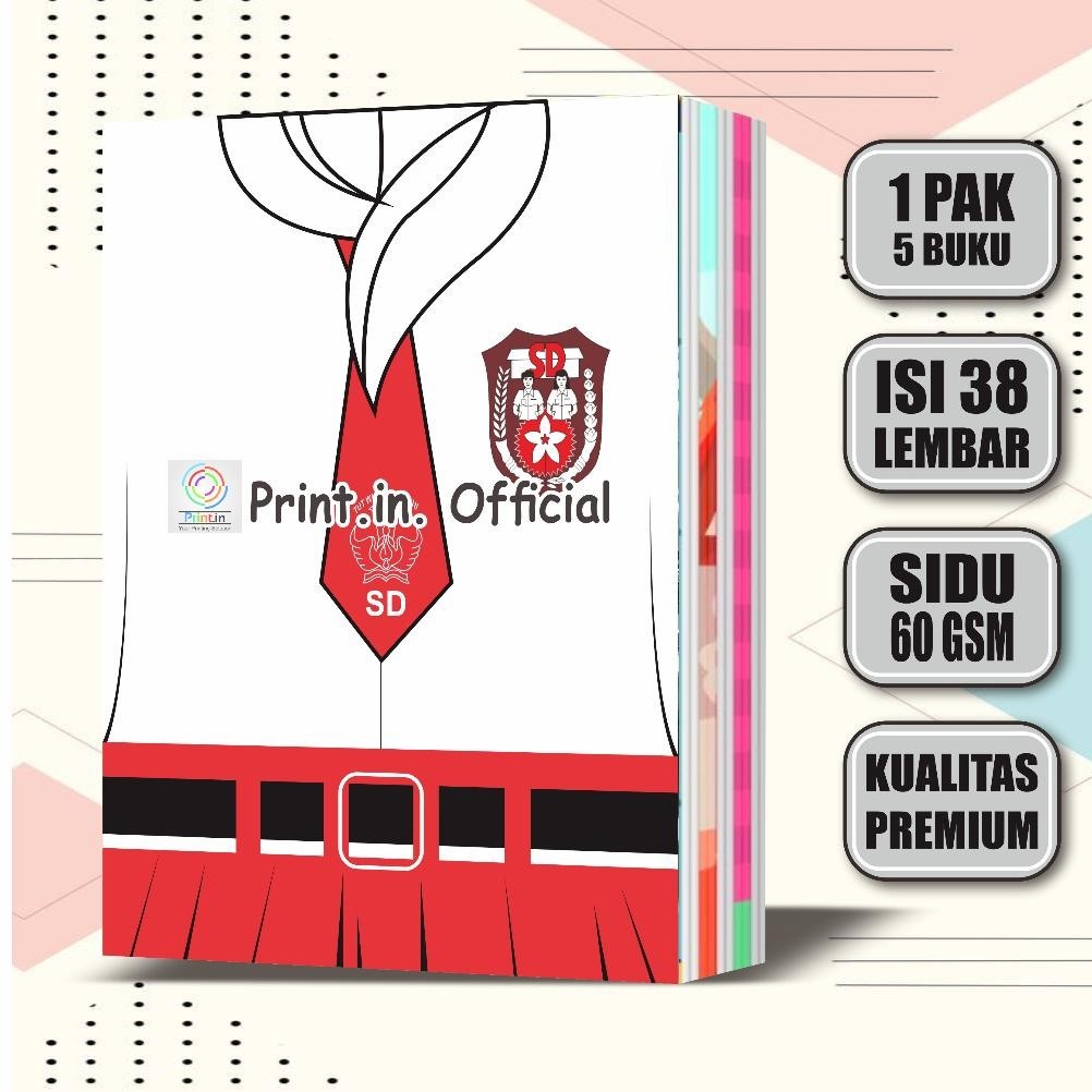 

Berkualitas (Cewek) Buku Tulis Custom Versi Cewek Seragam Sekolah Sd, Mi 38 Lembar / Buku Tulis Sekolah Promo