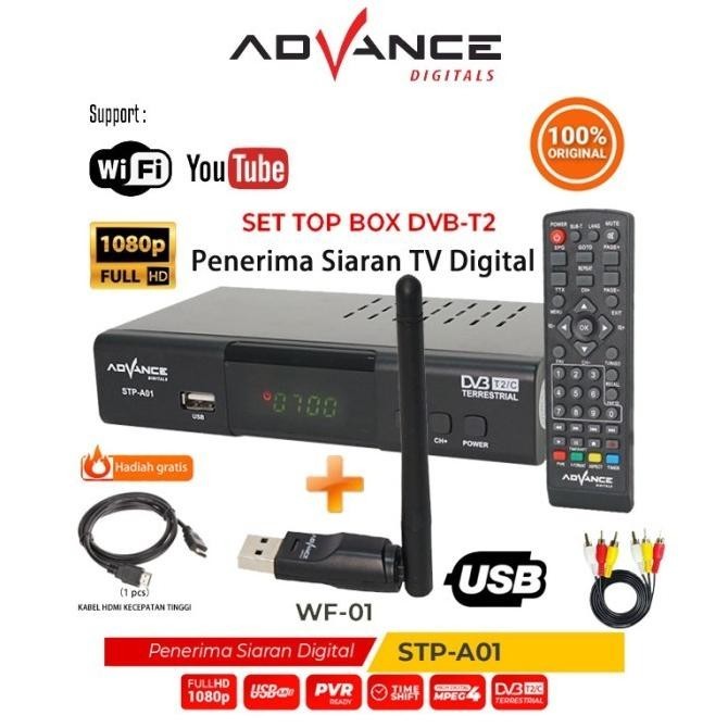 Advance STP-A01 Set Top Box TV Digital Receiver Full HD/STB