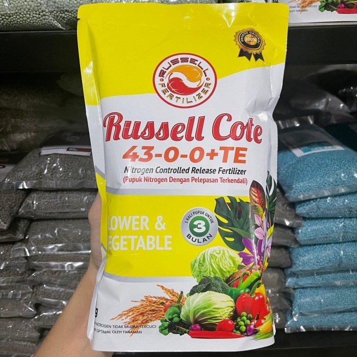 SALE 1 KG - PUPUK NPK RUSSEL COTE 43-0-0+TE SLOW RELEASE