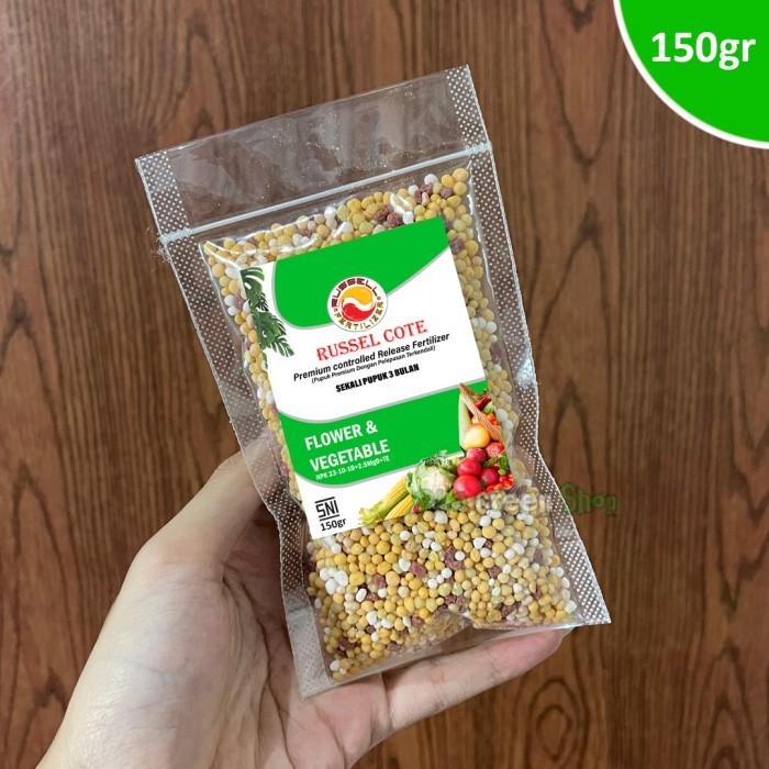 SALE 150GR - PUPUK NPK RUSSEL COTE 23-10-10 SLOW RELEASE