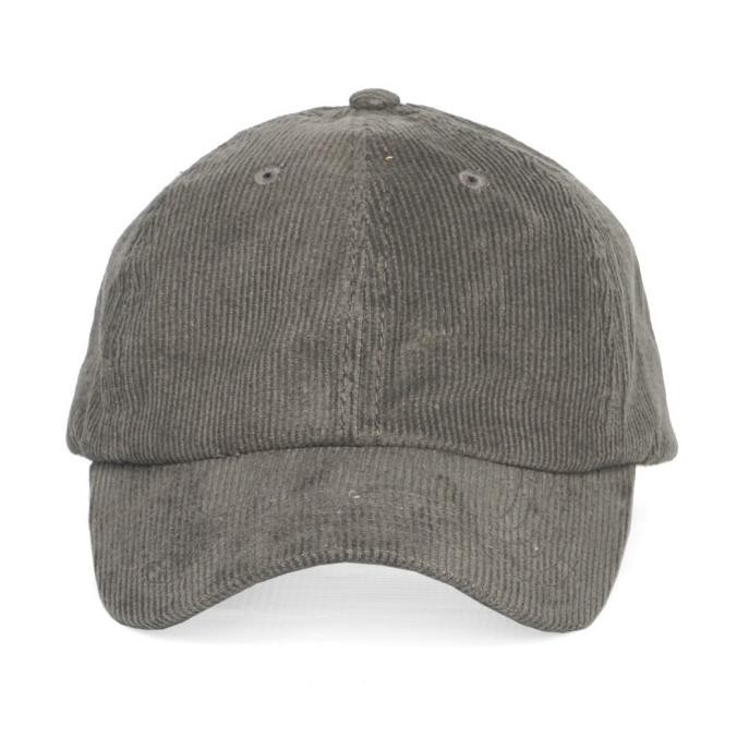 Rckls. Polo Cap | Topi Pria Corduroy Polos Premium Grey