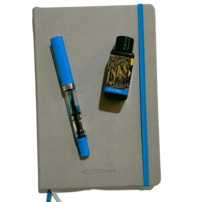 

TWSBI Diamine Tomoe River notebook - fountain pen starter kit