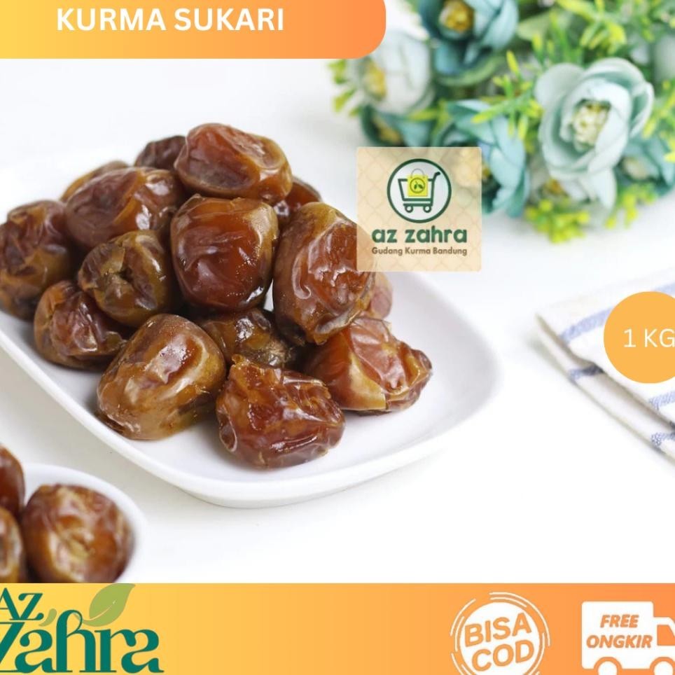 

Kurma Sukari Al Qassim 1 Kg Saudi Manis Lembut Basah