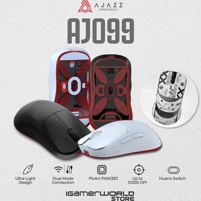 Ajazz Aj099 Ultra Lighweight Dual Mode Gaming Mouse