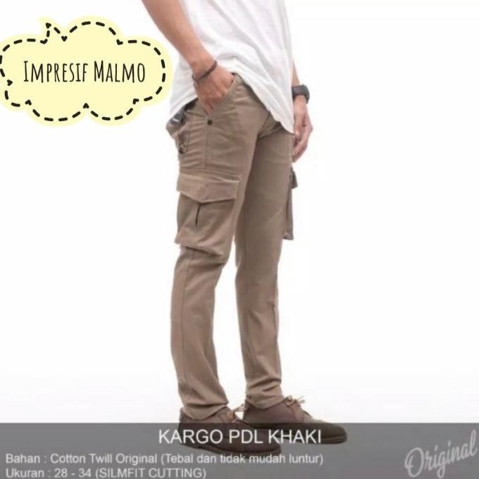 Celana Cargo Panjang Pria Malmo Impresif Original