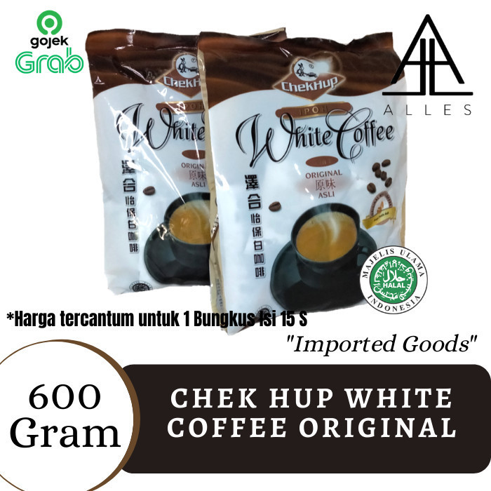 

Chek Hup White Coffe Original /Chek Hup 3 In 1 600 Gram