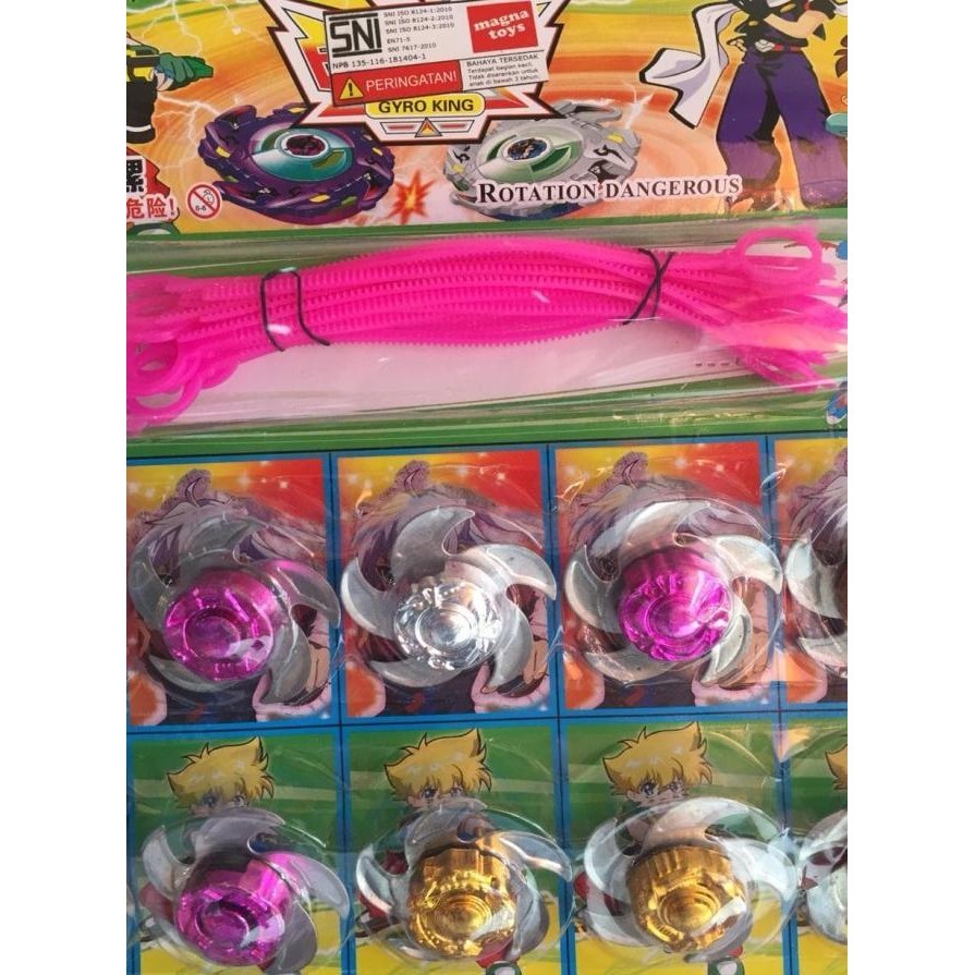 Beyblade Gasing Anak Gasing Besi Mainan Anak Isi 20