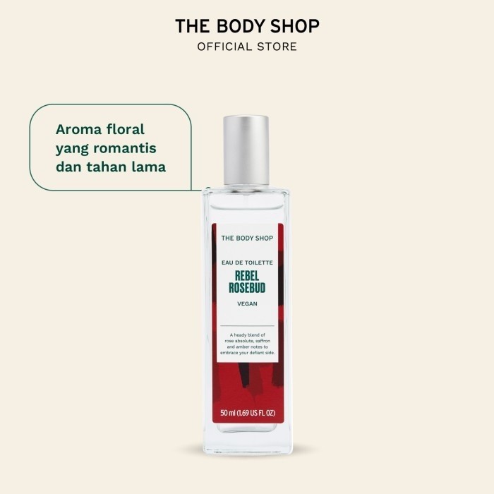 The Body Shop Rebel Rosebud Eau De Toilette Parfum EDT 50Ml