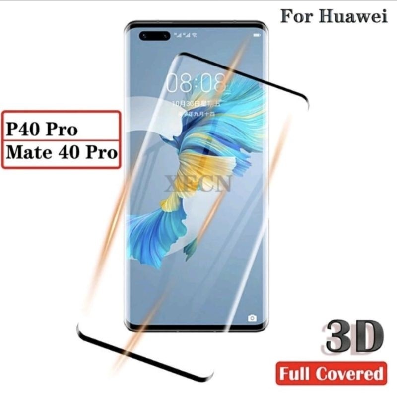 Tempered Glass P40 / P40 pro / P40 pro+ / Matte 40 pro / Matte 50 pro 3D curved full cover
