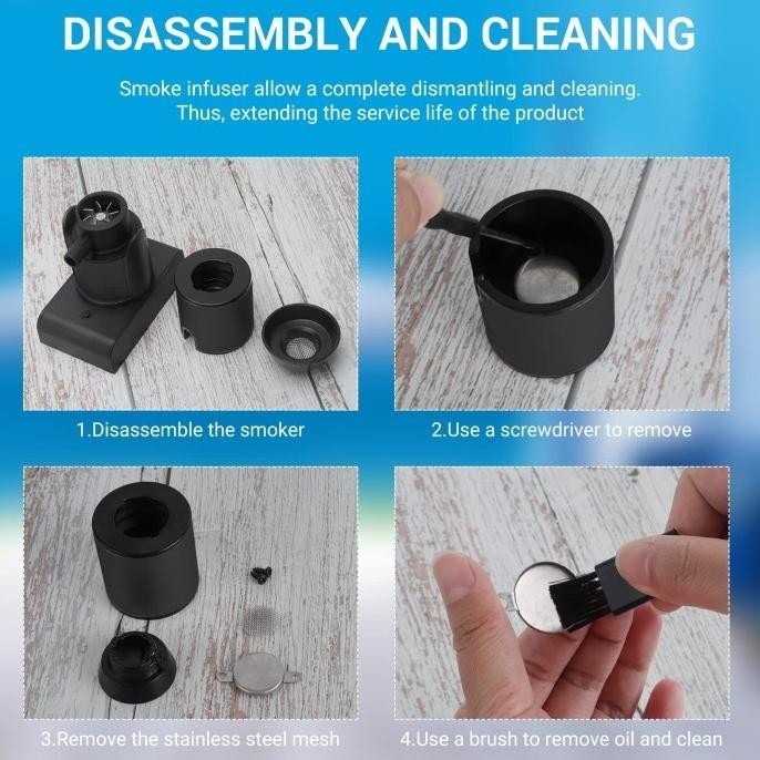 Food Smoker Generator / Pangan Smoking Gun / Alat Professional Cooking