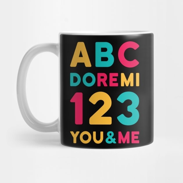 Mug Kopi ABC 123 DO RE MI
