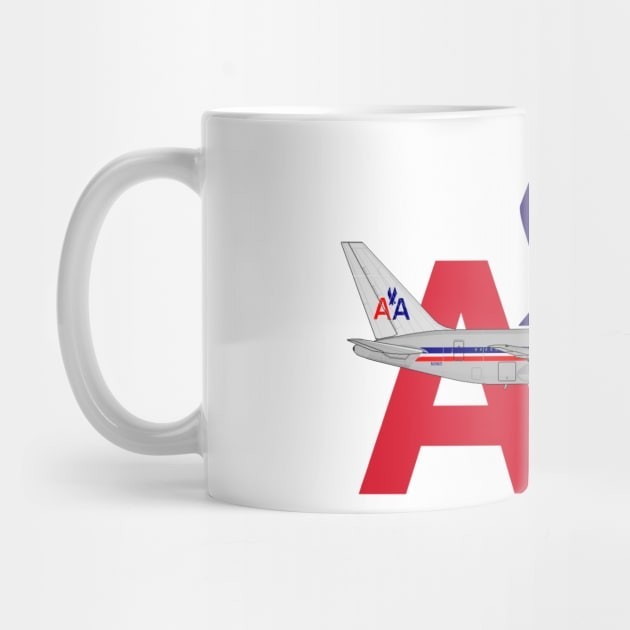 Mug Kopi American Airlines