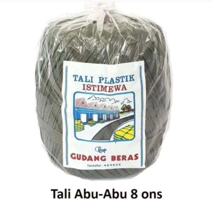 

Tali Rafia Plastik Merek Gudang Beras 8 Ons Tali 1 Roll