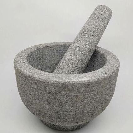 Dheao Lumpang Alu Batu Alam Andesit Alat Tumbuk Ulekan Ulek Tumbukan Batu