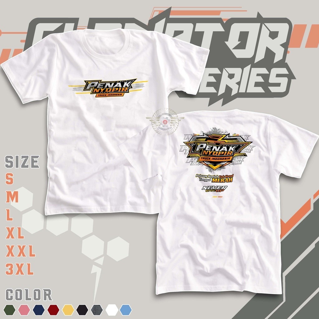 YUC KAOS TRUK DRIVER MUDA INDONESIA PENAK NYOPIR - BAJU TRUCK OLENG SOPIR PEJUANG RUPIAH - A279 SX7