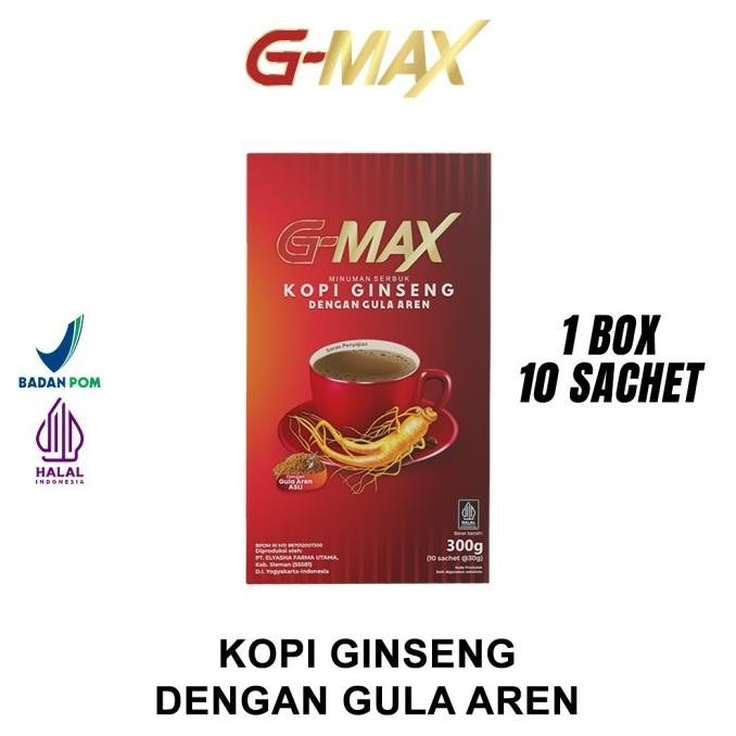 

G-Max Kopi Ginseng Gmax Penambah Stamina Pria Dewasa