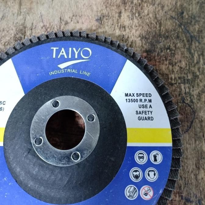 Amplas susun Taiyo Flap Disc 4" Spec A 80
