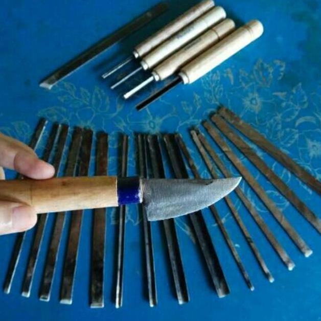 READY >> ALAT UKIR KAYU MANUAL MINIMALIS DAN PISAU UKIR