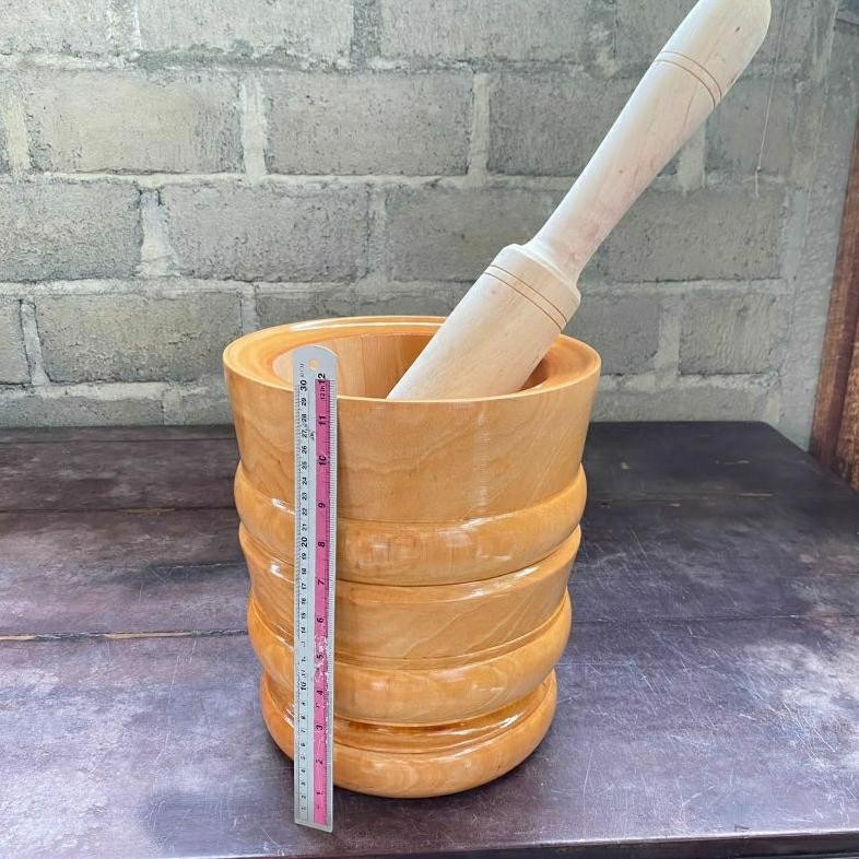 READY >> SET LUMPANG KAYU SUPER JUMBO UKIR LUMPENG ALAT PENUMBUK KAYU ULEKAN KAYU ALAT TUMBUK