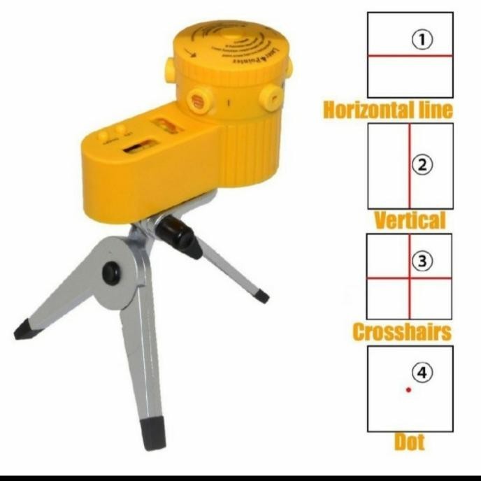 Laser Leveler Siku Laser Waterpass Kaki Tripod Siku Tukang Laser Level