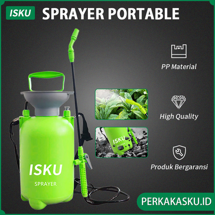 FREE ONGKIR ISKU Semprotan Tanaman Sprayer Portable 5 Liter Pressure Semprotan Air 5 Liter Sprayer