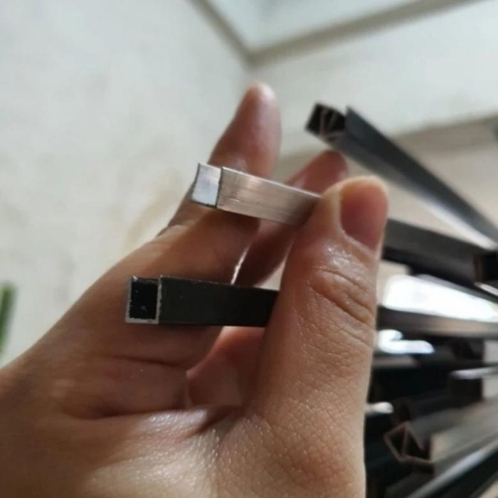 KOMPLIT List U Alumunium Ukuran 5mm Panjang 6 Meter