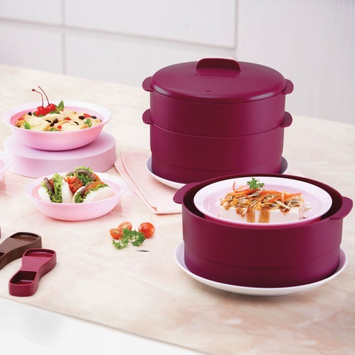 Steamer Kukusan Tupperware / Alat Kukus Steam It 3 Susun With Box