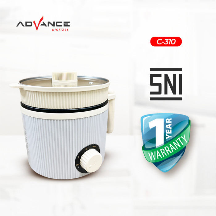 Advance Panci Listrik Elektrik C-310 Multifungsi Warmer Steamer Cooker