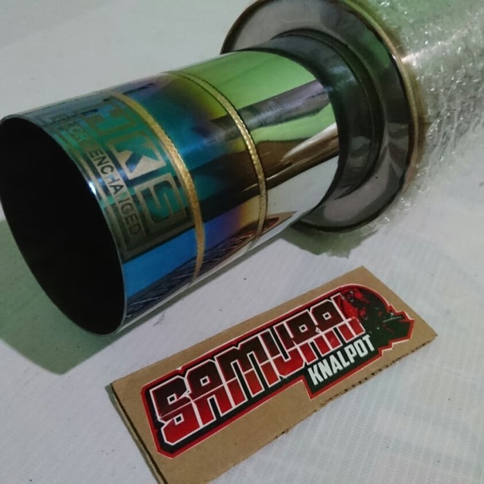 Knalpot Mobil Hks Burntip Stainless Las Argon Mufler Hks Burntip