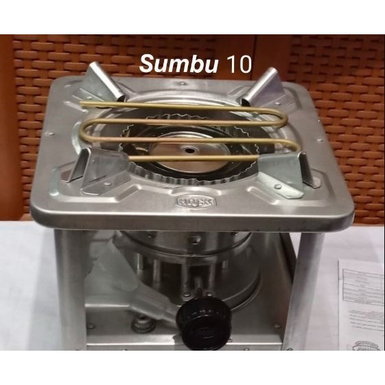 Hock Kompor Minyak Tanah Sumbu 10 Silver - Kompor Sumbu Minyak Tanah