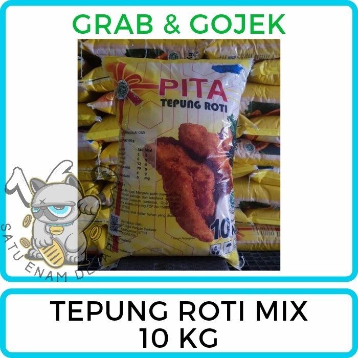 

[Grab Gojek] Tepung Roti Bread Crumb Panir X Sak 10 Kg Ter