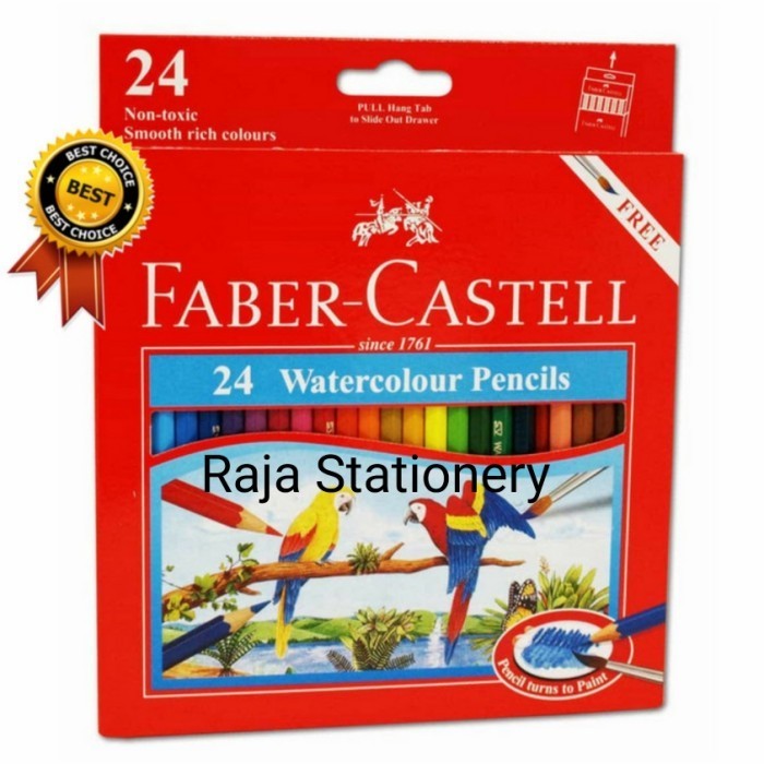 

Pensil Warna 24 Watercolour Pencils Water Colour