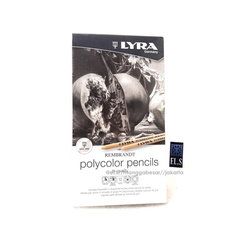 

Lyra Rembrandt Polycolor Pencils Grey Tone Set