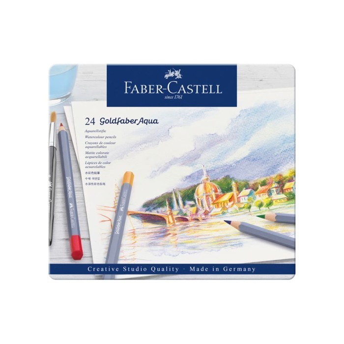 

Goldfaber Aqua Watercolour Pencils Set 24 Tin