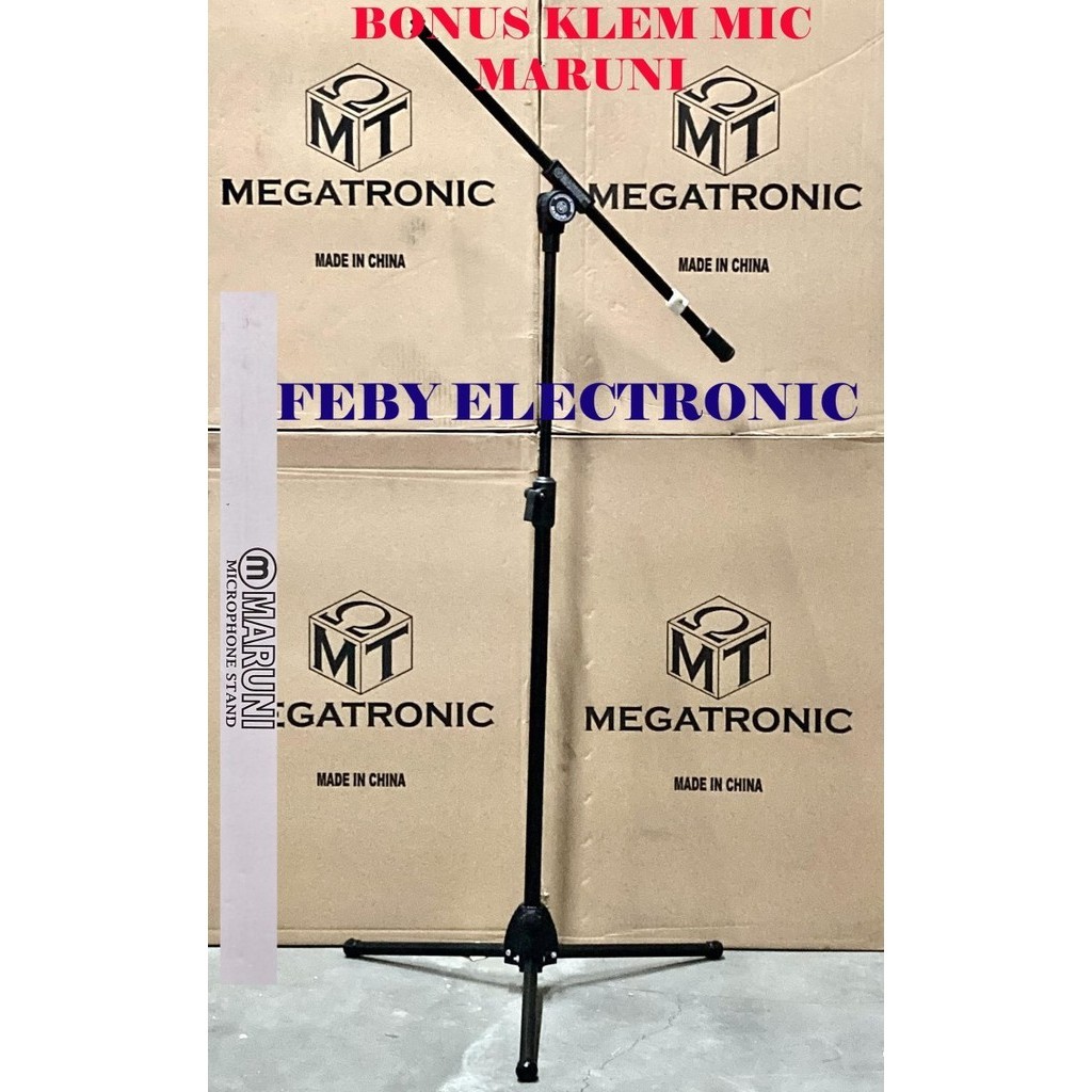 Stand Mic Maruni Panjang Stand Microphone Maruni