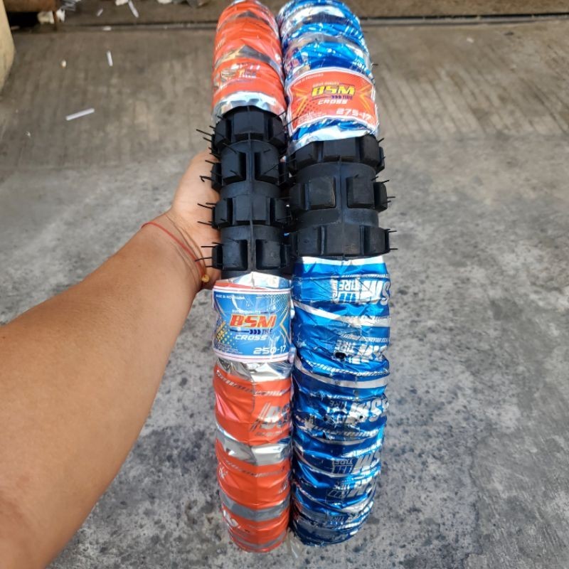 Paket Sepasang Ban X Cross Ukuran 250 Dan 275 Ring 17 Supra Revo Blade Jupiter Vega