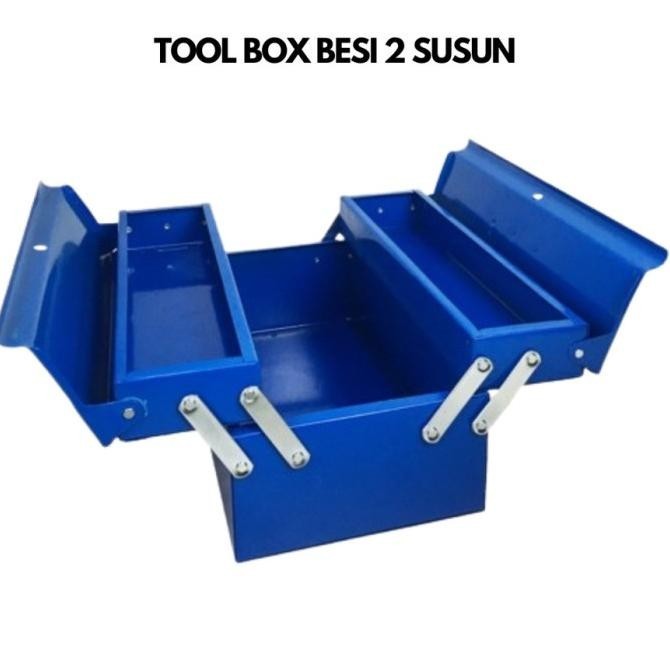 [ Dss ] Tool Box Susun 2 Tingkat/Tool Box Besi 2 Susun/Storage Box Multifungsi  Ready