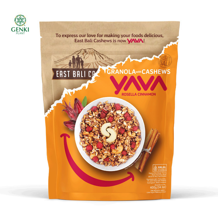 

Granola Rosella Cinnamon (East Bali Cashews) - 400 G