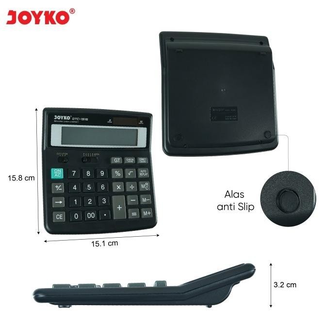 

Calculator / Kalkulator Joyko DTC-1516 / 12 Digits / Check Correct