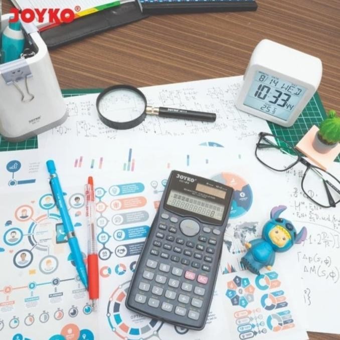 

Scientific Calculator / Kalkulator Ilmiah Joyko CC-25 / 401 functions