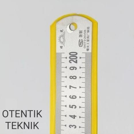 

PENGGARIS BESI 200 CM - 2000 MM - 2 METER - STEEL RULER 80 INCH
