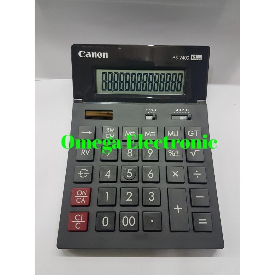 

Canon AS-2400 - Calculator Desktop Kalkulator Meja Kantor 14 Digits