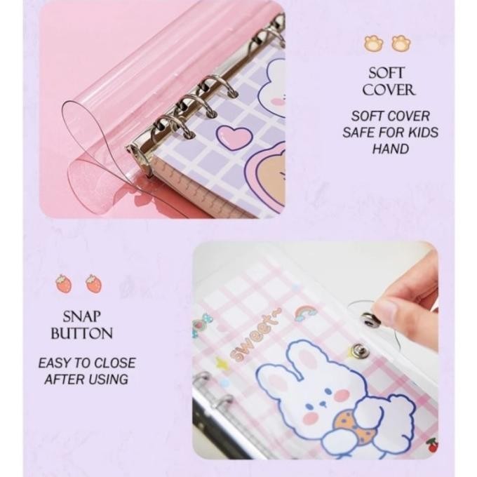 

buku notebook lucu,buku diary anak,buku catatan kecil,buku binder A6