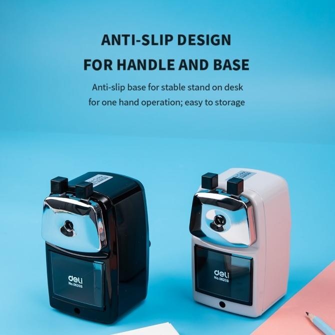 

Deli E0620 Rautan Meja-Metal Rotary Pencil Sharpener
