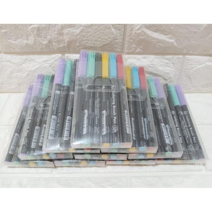 

Sakura Koi Coloring Brush Pen Set 6 Warna