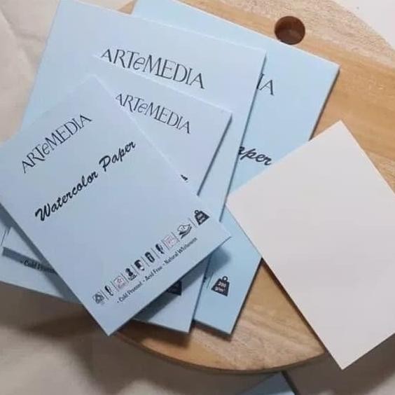 

ARTEMEDIA A3 WATERCOLOR WATER COLOR PAPER KERTAS GAMBAR KHUSUS CAT AIR