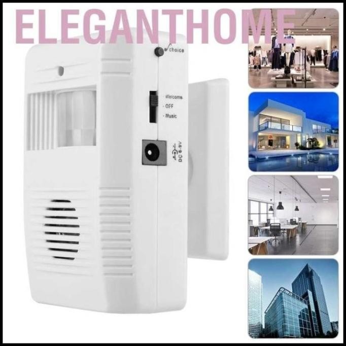 Untuk Toko Alarm Bel Pintu Masuk 16 Musik Sensor Gerak Inframerah